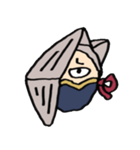 エッジショットの顔スタンプ（個別スタンプ：35）