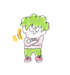 デクの手描きスタンプ（個別スタンプ：21）