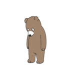 やる気のないヒグマ2【言葉なし】（個別スタンプ：4）