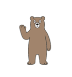 やる気のないヒグマ2【言葉なし】（個別スタンプ：7）