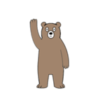 やる気のないヒグマ2【言葉なし】（個別スタンプ：8）