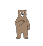 やる気のないヒグマ2【言葉なし】（個別スタンプ：10）