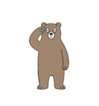 やる気のないヒグマ2【言葉なし】（個別スタンプ：13）