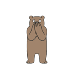 やる気のないヒグマ2【言葉なし】（個別スタンプ：28）