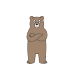 やる気のないヒグマ2【言葉なし】（個別スタンプ：35）