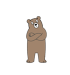 やる気のないヒグマ2【言葉なし】（個別スタンプ：36）
