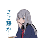 ミステリアス女子高生のぼっち飯（個別スタンプ：6）