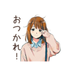 ポップス大好き★ふつうの女の子（個別スタンプ：10）