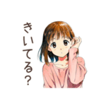 ポップス大好き★ふつうの女の子（個別スタンプ：15）