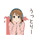 ポップス大好き★ふつうの女の子（個別スタンプ：27）