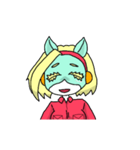 動く！一般女性（個別スタンプ：2）