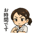 作業療法士の女の子（個別スタンプ：11）