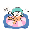 ラフに使える夏向けスタンプ（個別スタンプ：6）