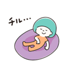 ラフに使える夏向けスタンプ（個別スタンプ：7）