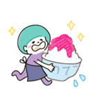ラフに使える夏向けスタンプ（個別スタンプ：12）