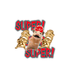 Moving HamPacino（うごくハムパチーノ）（個別スタンプ：1）