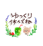 お花いっぱい・大人のあいさつ3（個別スタンプ：13）