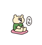 ヒトコトそえるくまたち（個別スタンプ：37）