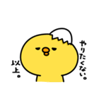 まいにちひよっこ勝ち気（個別スタンプ：34）