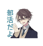 男子高校生の部活★連絡スタンプ（個別スタンプ：1）