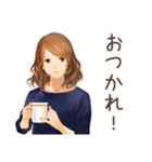 オトナ女子の在宅ワーク共有★（個別スタンプ：3）