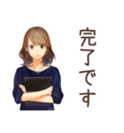 オトナ女子の在宅ワーク共有★（個別スタンプ：22）