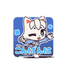 "こもれび日記",猫の子,日常（個別スタンプ：8）