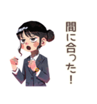 定時ダッシュな仕事女子★社内連絡（個別スタンプ：11）