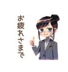 定時ダッシュな仕事女子★社内連絡（個別スタンプ：33）