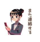 定時ダッシュな仕事女子★社内連絡（個別スタンプ：35）