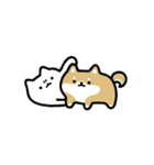 動く！仲良しなネコとイヌ（個別スタンプ：14）