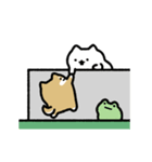 動く！仲良しなネコとイヌ（個別スタンプ：24）