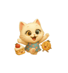 スイーツ大好きネコ / Sweet Tooth Cats（個別スタンプ：3）
