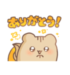 だいふくあにまるず みかん 推し色橙！（個別スタンプ：3）