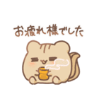 だいふくあにまるず みかん 推し色橙！（個別スタンプ：7）