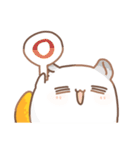 だいふくあにまるず みかん 推し色橙！（個別スタンプ：14）