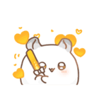 だいふくあにまるず みかん 推し色橙！（個別スタンプ：23）