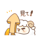 だいふくあにまるず みかん 推し色橙！（個別スタンプ：29）