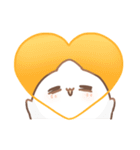 だいふくあにまるず みかん 推し色橙！（個別スタンプ：32）