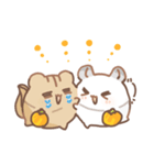 だいふくあにまるず みかん 推し色橙！（個別スタンプ：35）