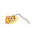 だいふくあにまるず みかん 推し色橙！（個別スタンプ：40）