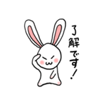 でか耳うさぎてふてふ（個別スタンプ：10）