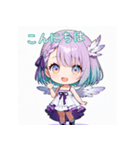 おちゃめなミニ女神さまの神対応スタンプ（個別スタンプ：1）