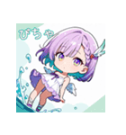 おちゃめなミニ女神さまの神対応スタンプ（個別スタンプ：7）