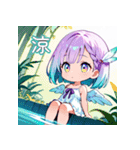 おちゃめなミニ女神さまの神対応スタンプ（個別スタンプ：8）