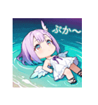 おちゃめなミニ女神さまの神対応スタンプ（個別スタンプ：18）