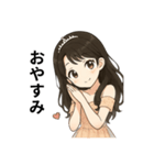 すっと使える♡かわいいシンデレラ姫（個別スタンプ：17）