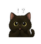 とある黒猫の日常（個別スタンプ：5）