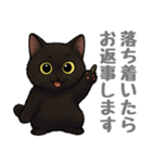 とある黒猫の日常（個別スタンプ：22）