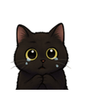 とある黒猫の日常（個別スタンプ：25）